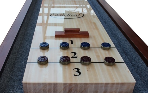 12 foot shuffleboard table